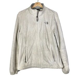 The North Face White Osito Fleece‎ Full Zip Jacket L